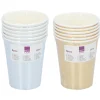 Beker papier 6st 2 assorti