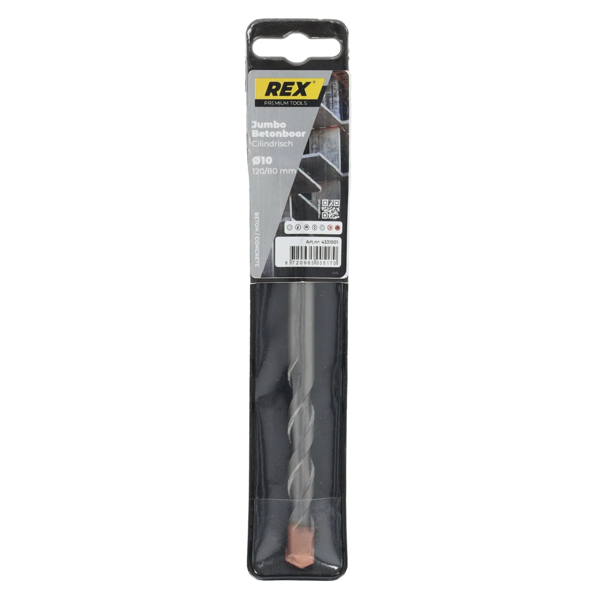 Betonboor Jumbo 10 mm Rex