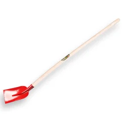 Betonschop rood met essen steel 130 cm