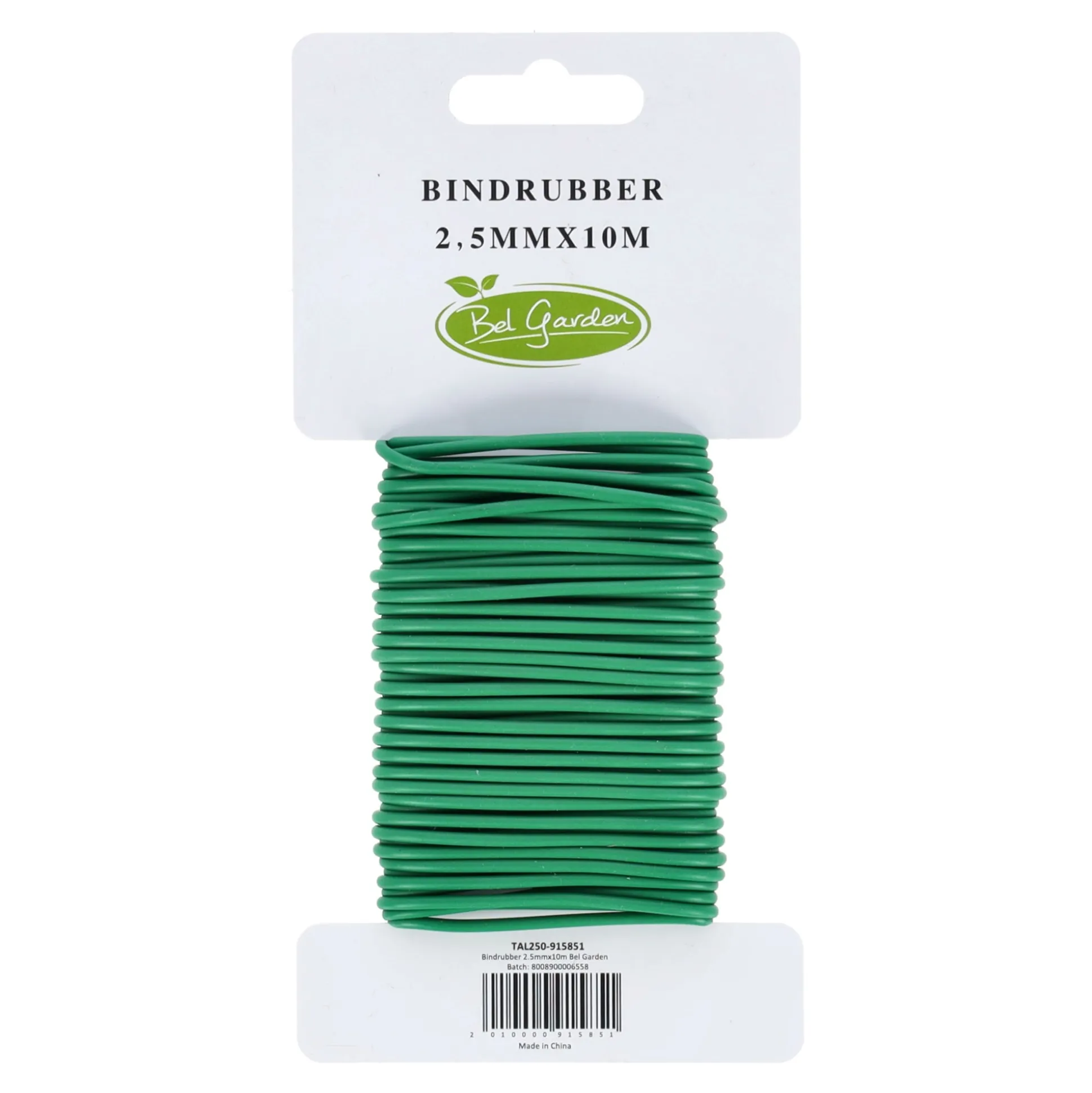 Bindrubber 2.5mmx10m Bel Garden
