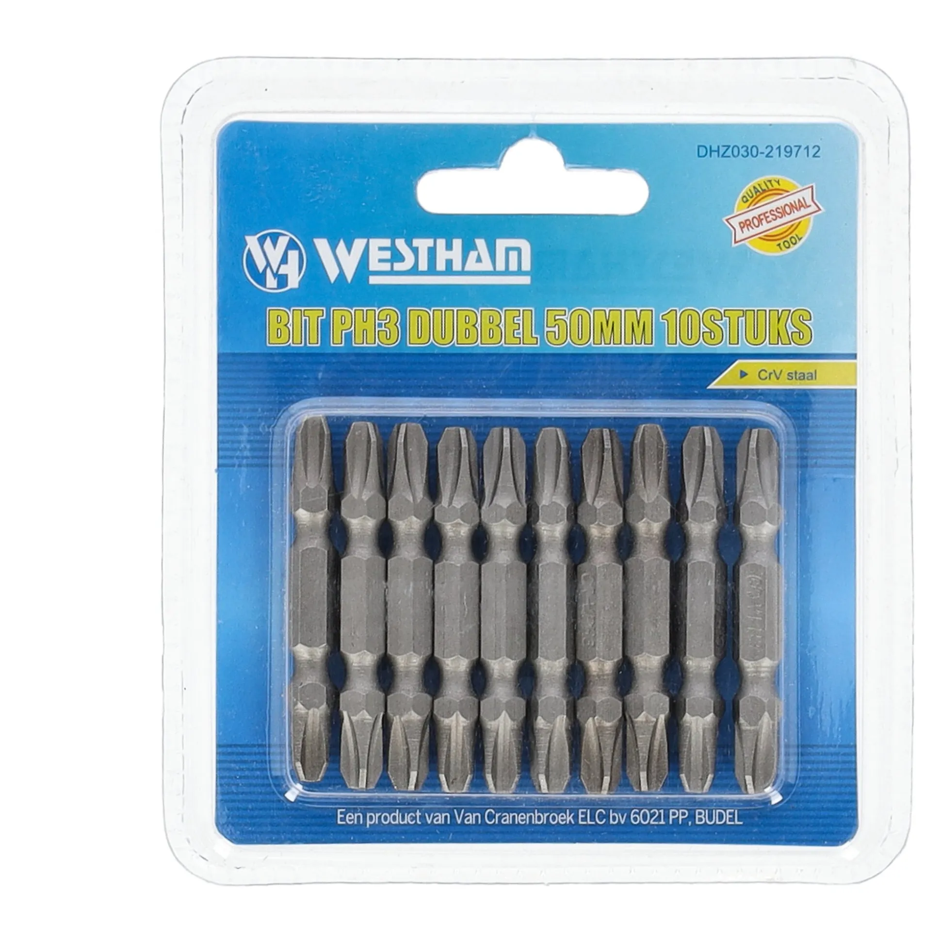 Bit PH3 dubbel 50 mm 10st Westham
