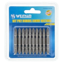 Bit PH2 dubbel 50 mm 10st Westham