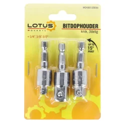 Bitdophouder knik 3-delig lotus