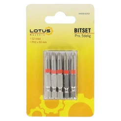 Bitset pro 5-delig PH2 Lotus