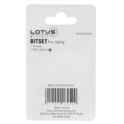 Bitset pro 5-delig PH2 Lotus