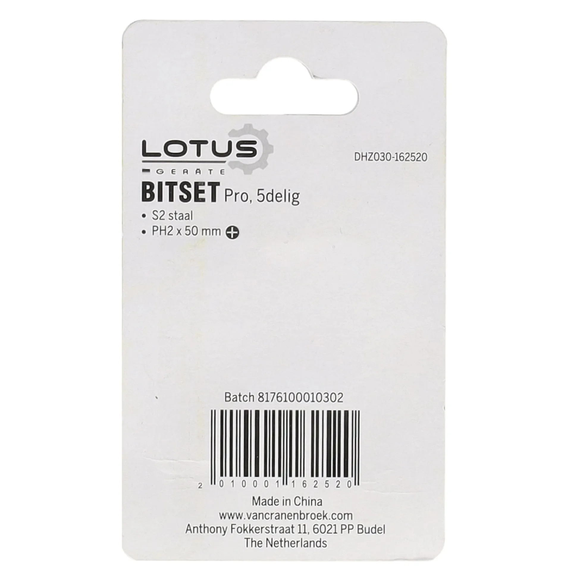 Bitset pro 5-delig PH2 Lotus