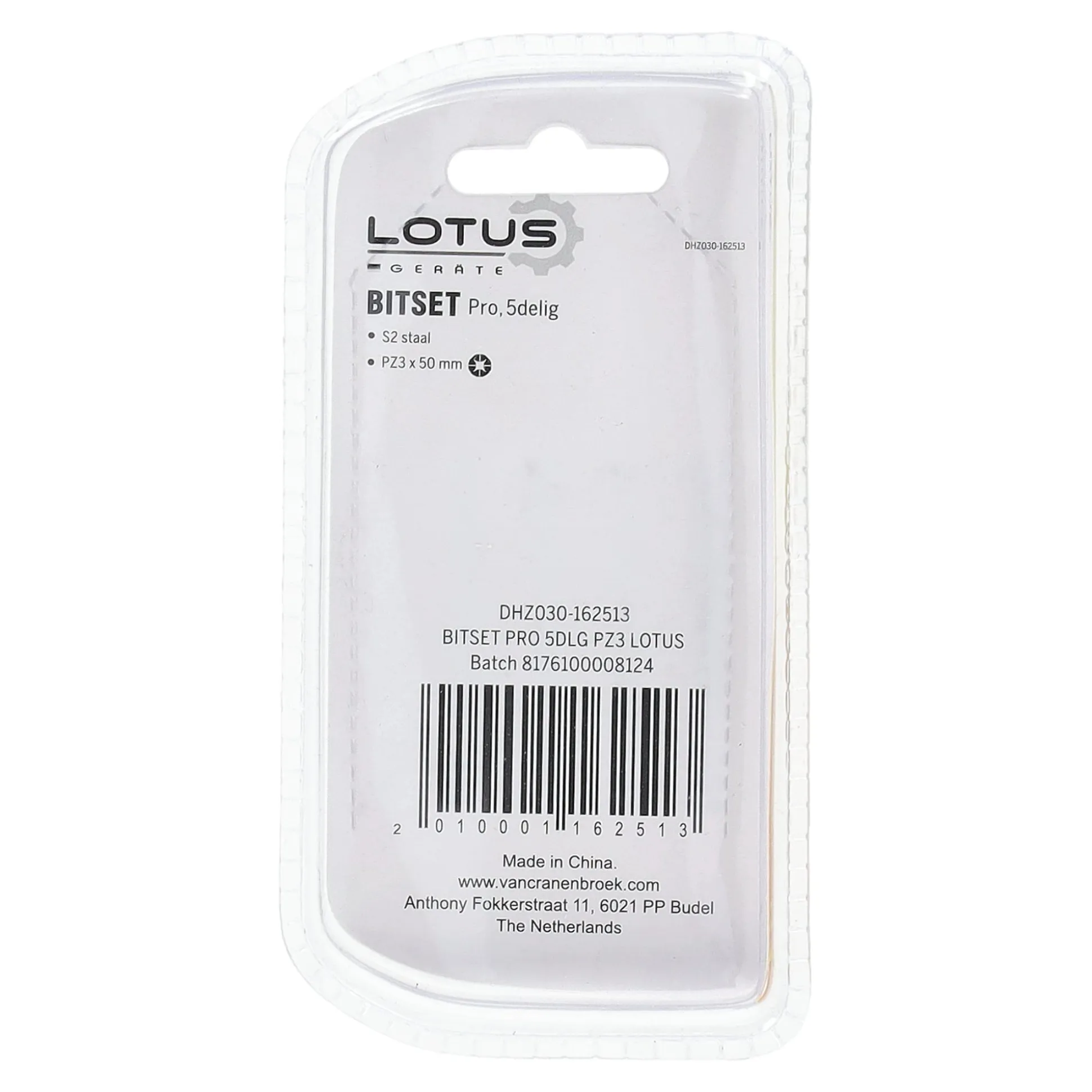 Bitset pro 5-delig PZ3 Lotus