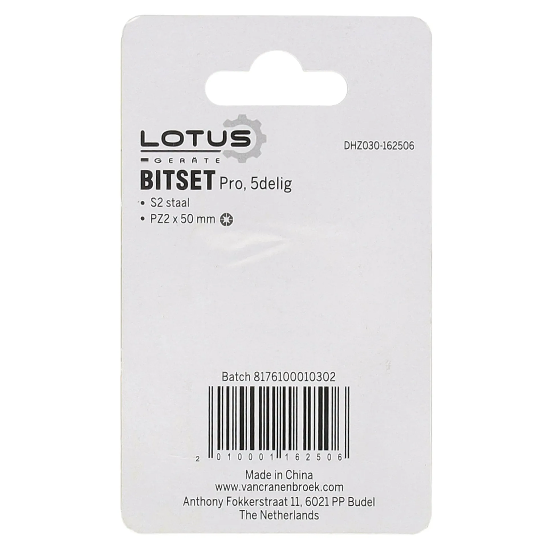 Bitset pro 5-delig PZ2 Lotus