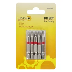 Bitset pro 5-delig torx 15-20-25 Lotus