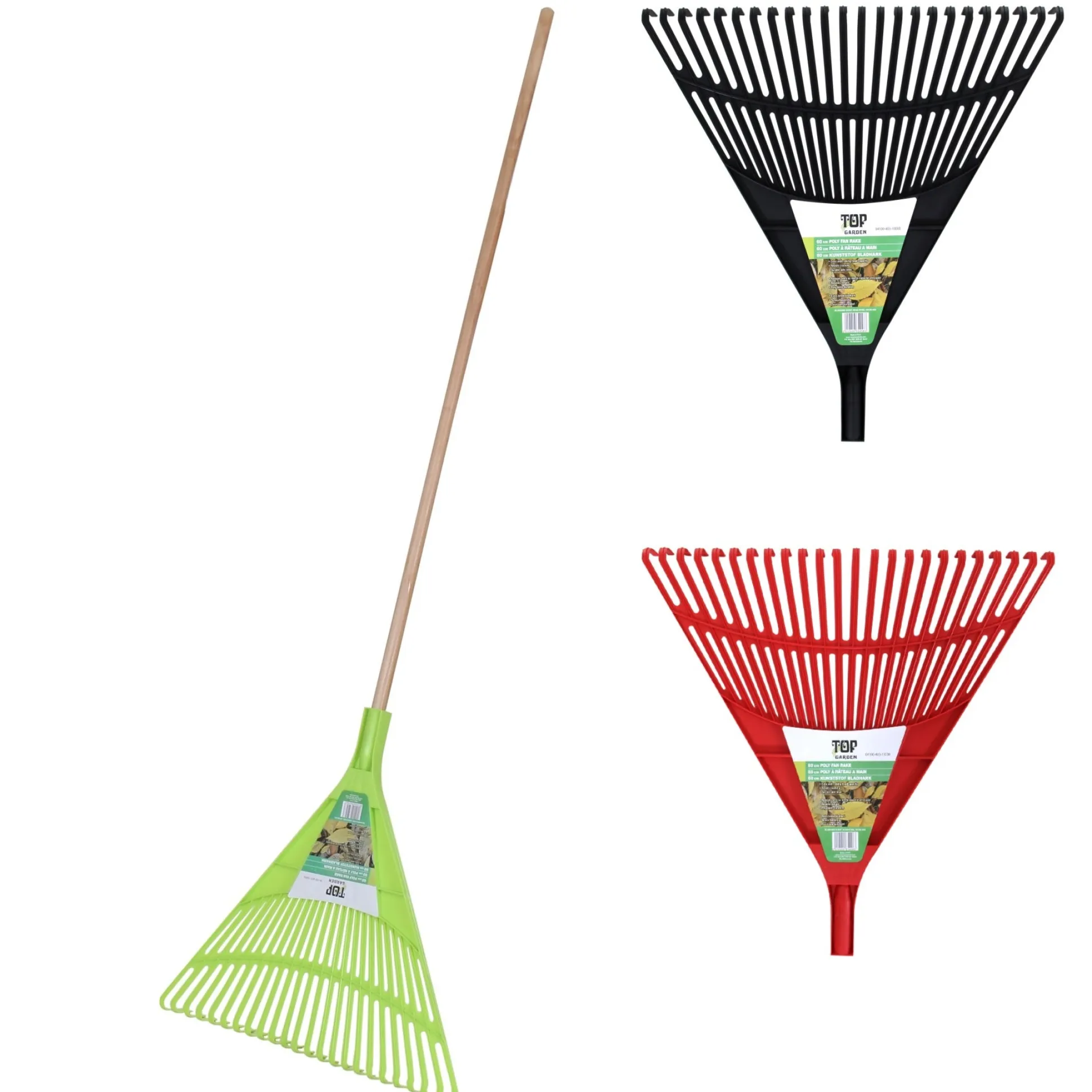 Bladhark kunst 60 cm met steel 167 cm