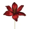 Bloem fluweel rood 60 cm
