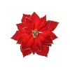 Bloem kerstroos rood 24 cm