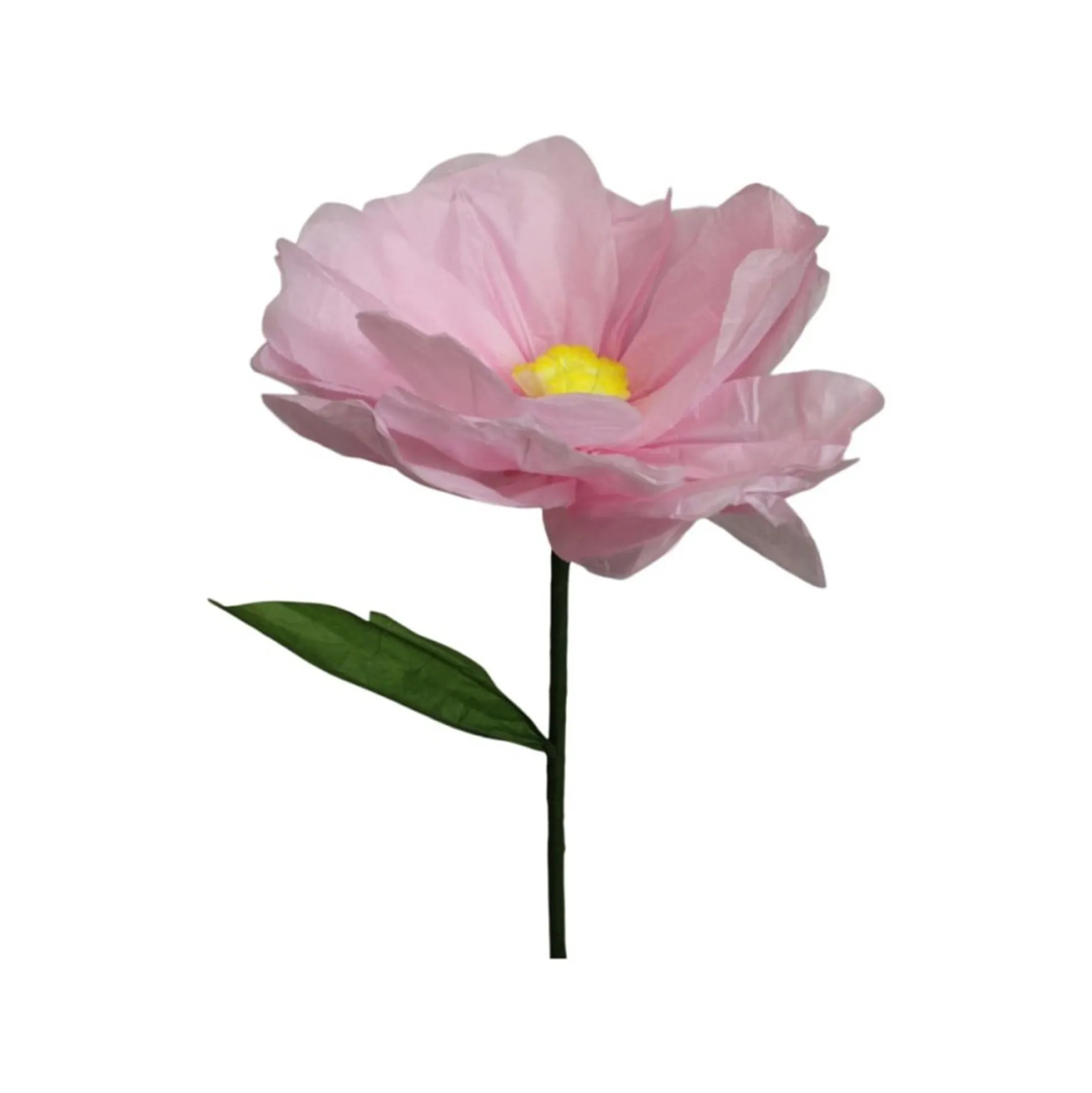 Bloem papier licht roze 35 x 35 x 117 cm