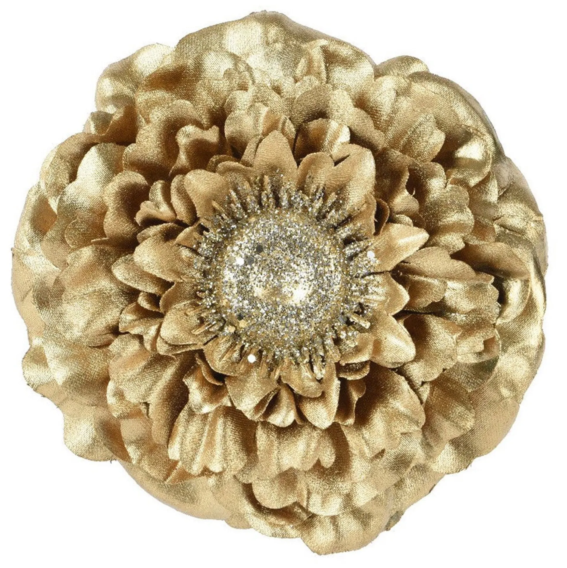 Bloem poly goud 10 cm