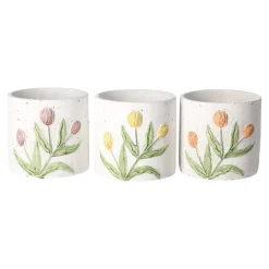 Bloempot cement 13 cm