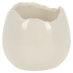 Bloempot ei wit 9x8cm