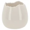 Bloempot ei wit 12x12cm