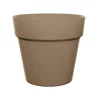 Bloempot Naterial rond 40 cm taupe