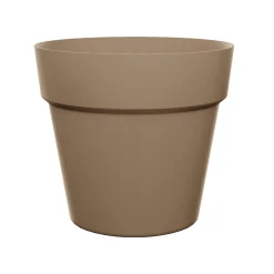 Bloempot Naterial rond 40 cm taupe