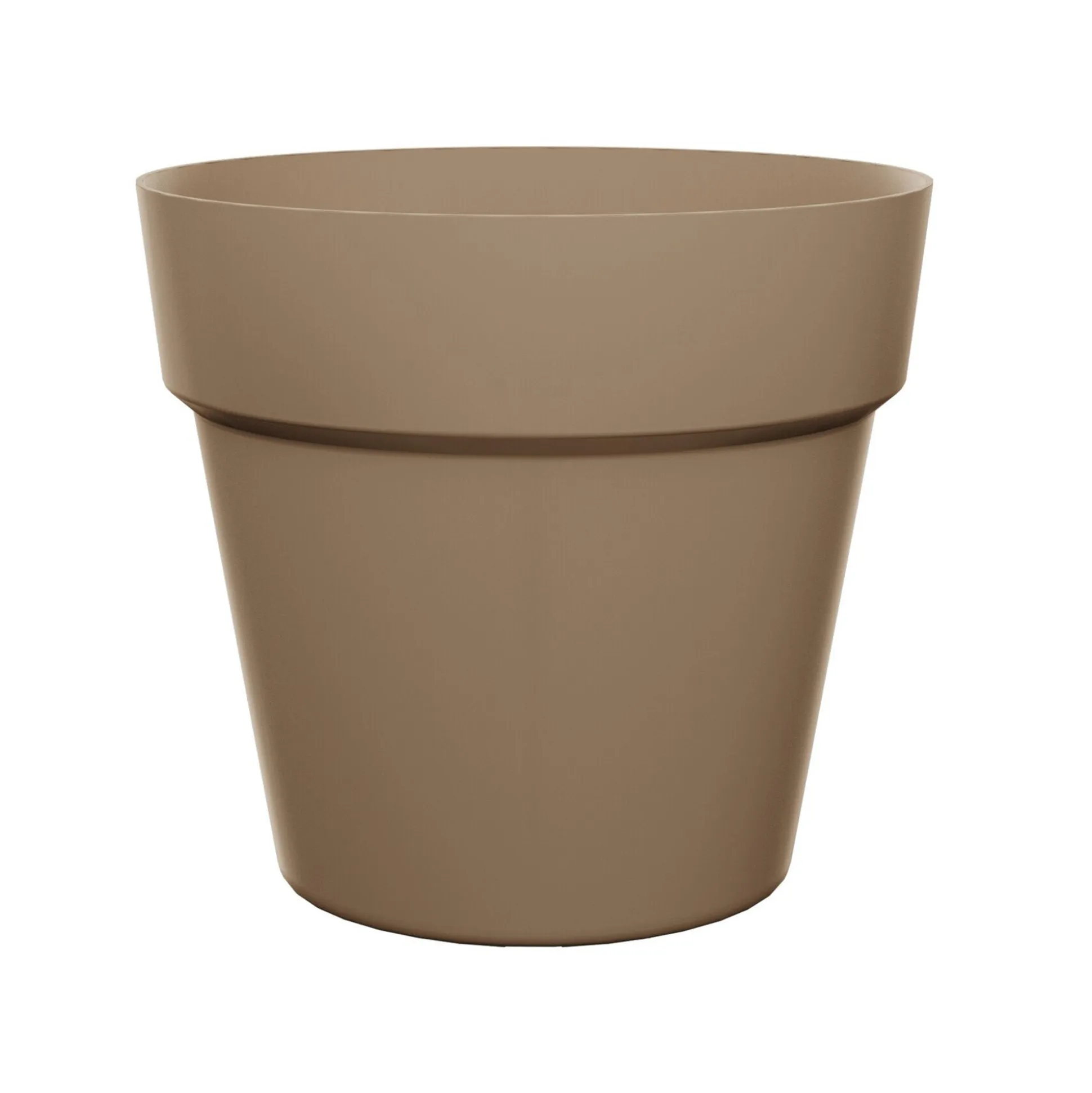 Bloempot Naterial rond 40 cm taupe