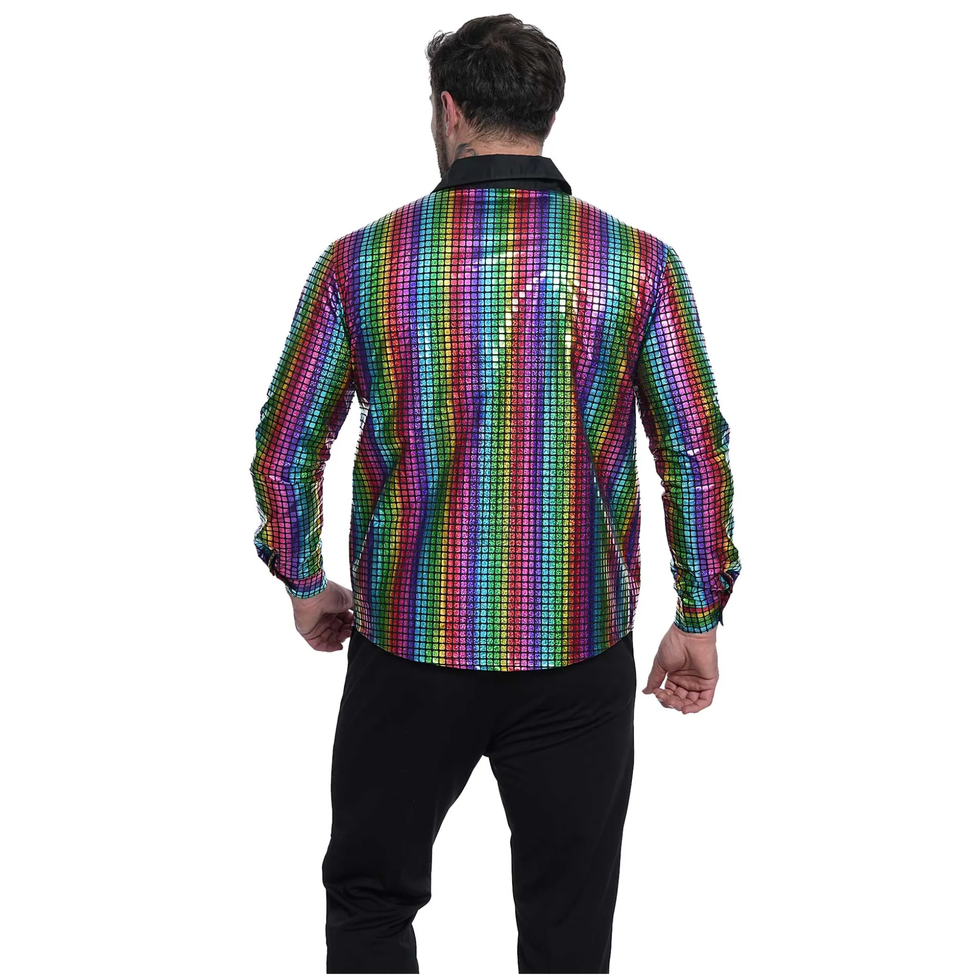 Blouse Carnaval regenboog S