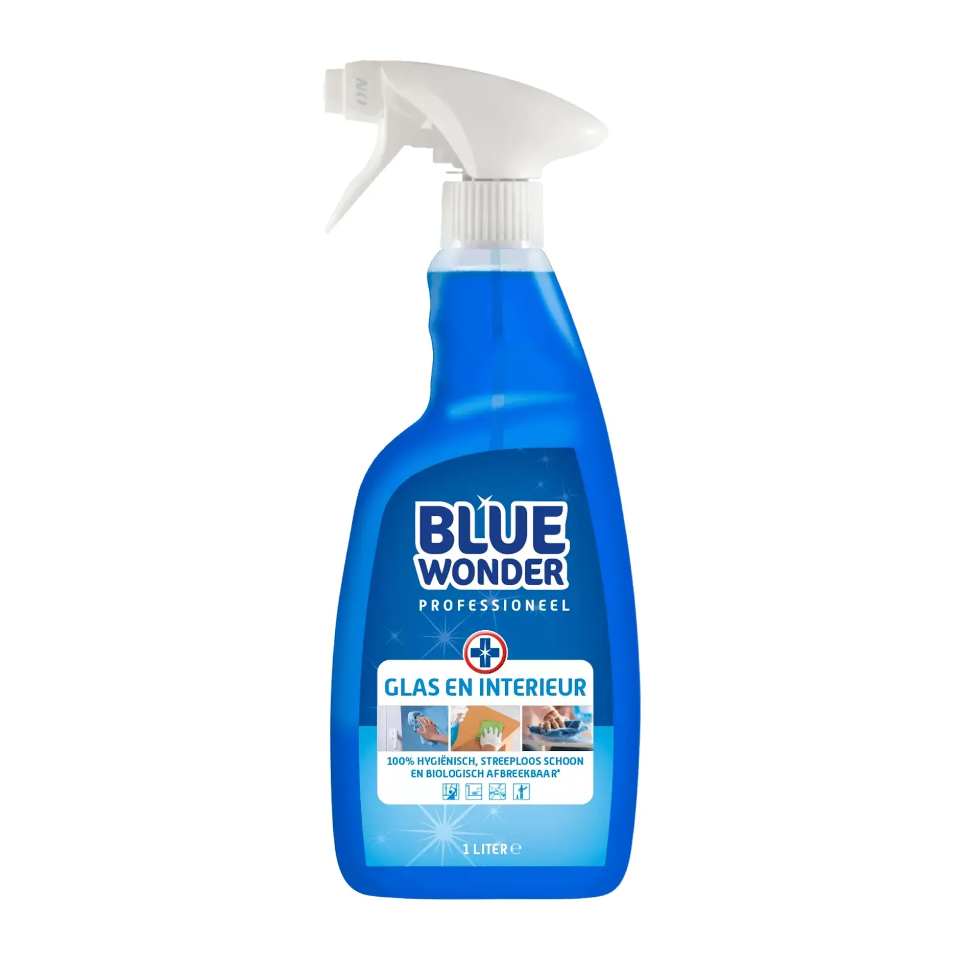 Blue Wonder Professioneel glas en Interieur-reiniger...