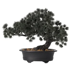 Bonsai in pot groen 28 x 15 x 23 cm