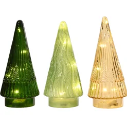Boom glas groen 20 cm led
