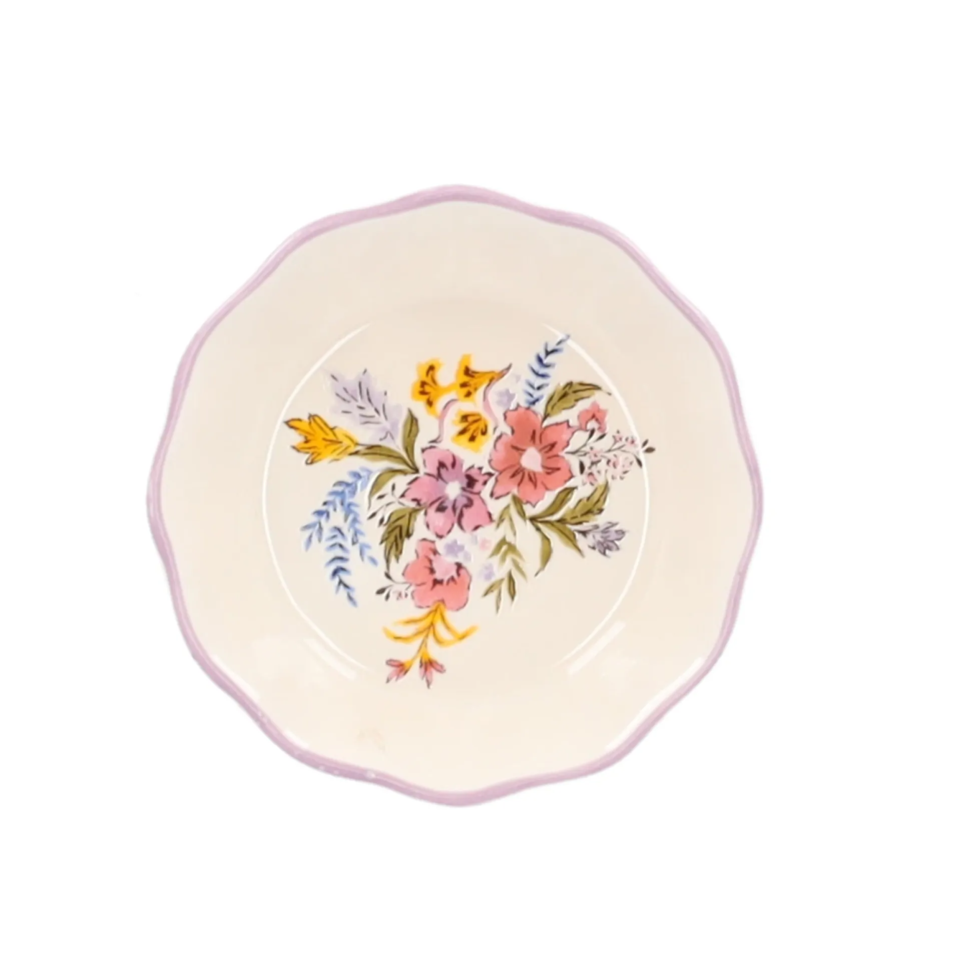 Bord bloemen 8 cm