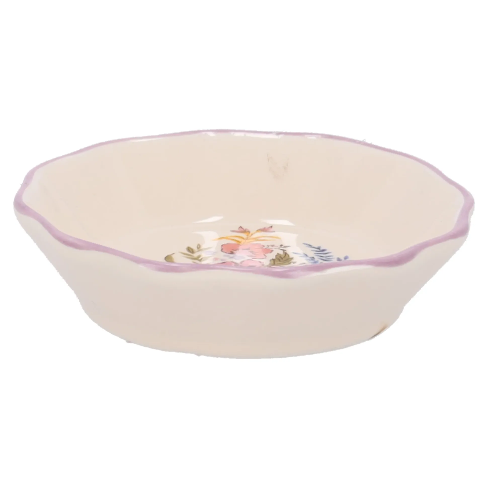 Bord bloemen 8 cm