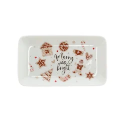 Bord Ginger Merry and bright 18x10cm