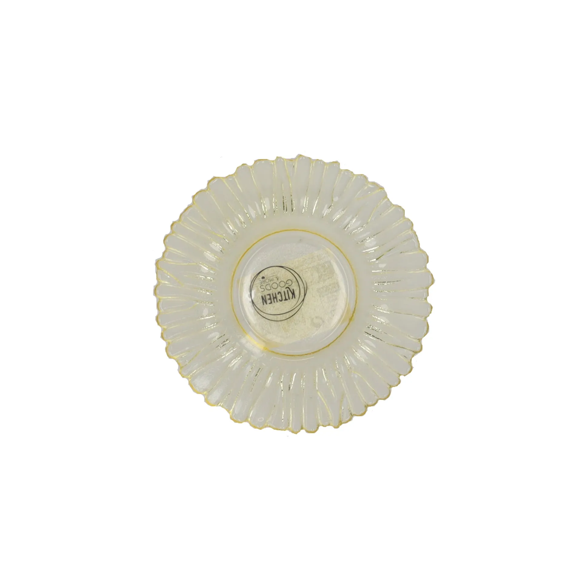 Bord glas bloem 12 cm 3 assorti