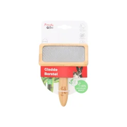Borstel huisdier glad L bamboo FP