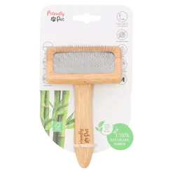Borstel huisdier glad M bamboo FP