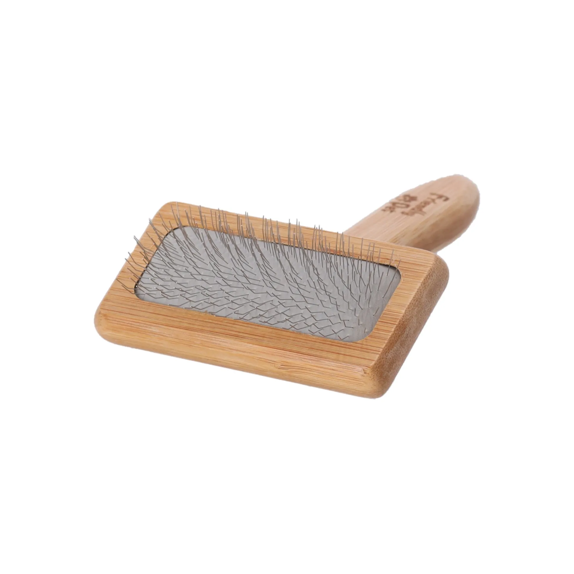 Borstel huisdier glad M bamboo FP