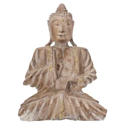Buddha hout 19 x 10 x 24 cm