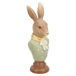 Buste konijn groen 18cm