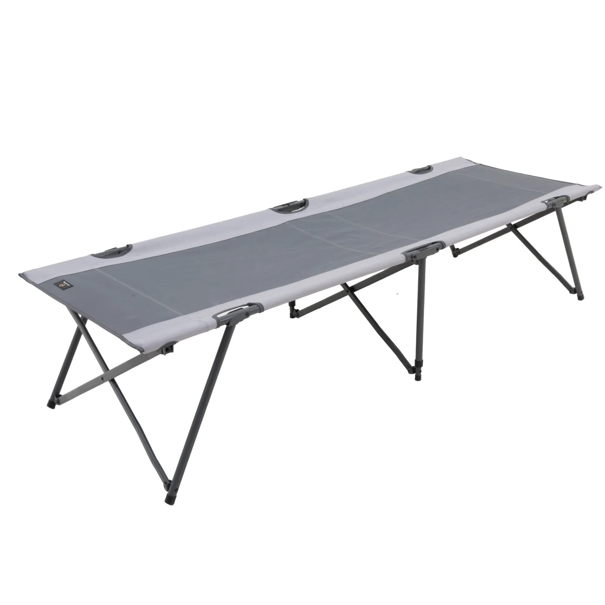 Campingbed opvoubaar 190x65cm antra