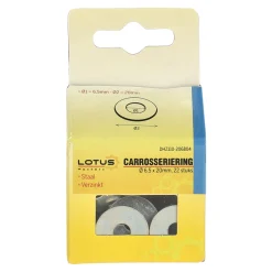 Carrosseriering Ø6,5 x 20 mm 22st. Lotus
