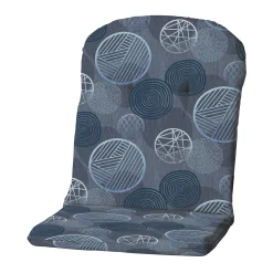 Circle Blue kuipkussen 45x96