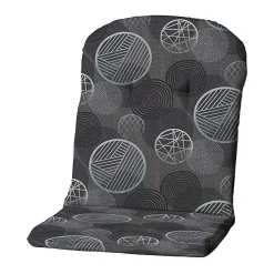Circle Grey kuipkussen H 45x96