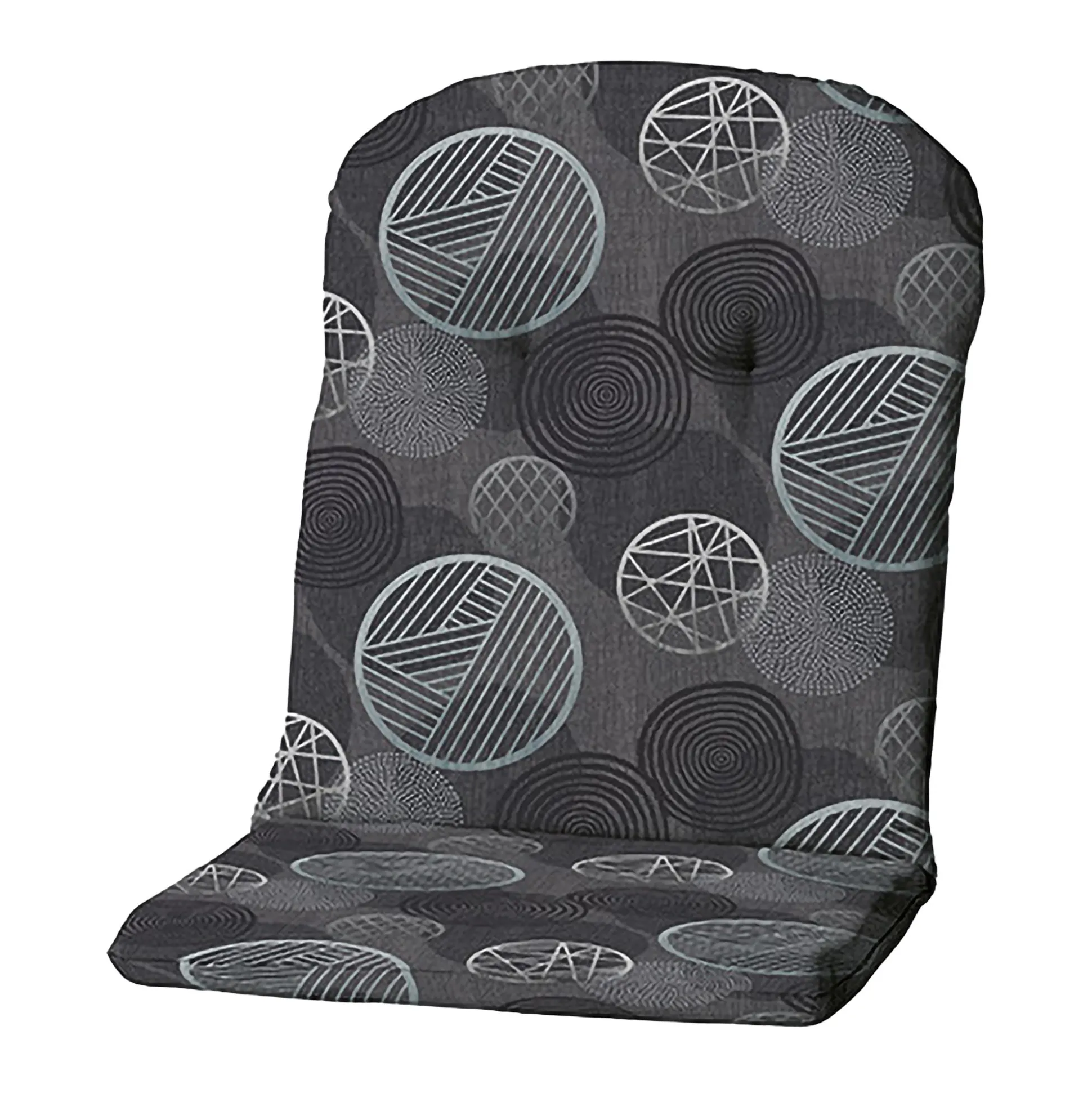 Circle Grey kuipkussen H 45x96