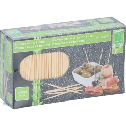 Cocktailprikkers bamboe 1000st