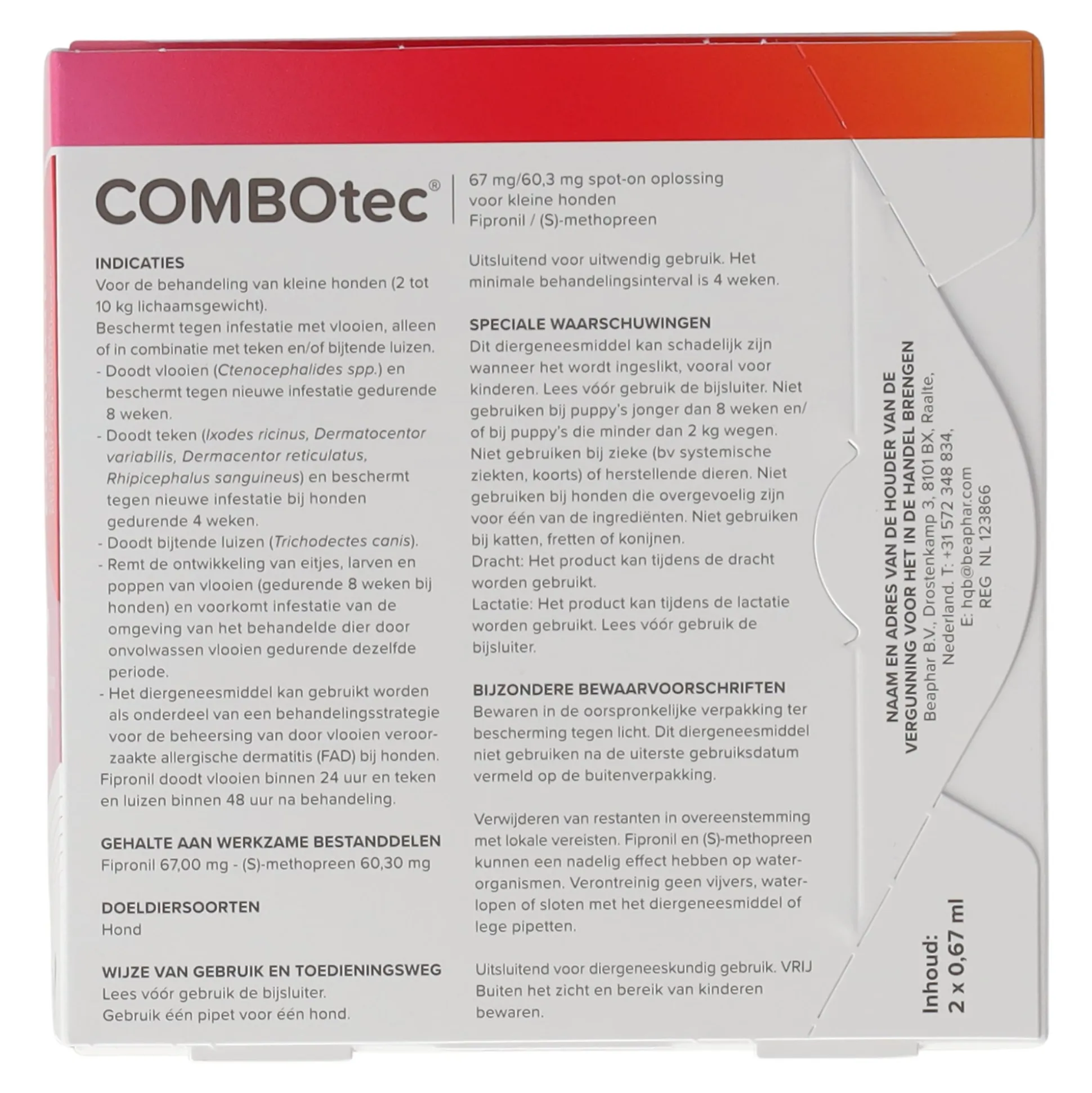 Combotec hond 2-10kg
