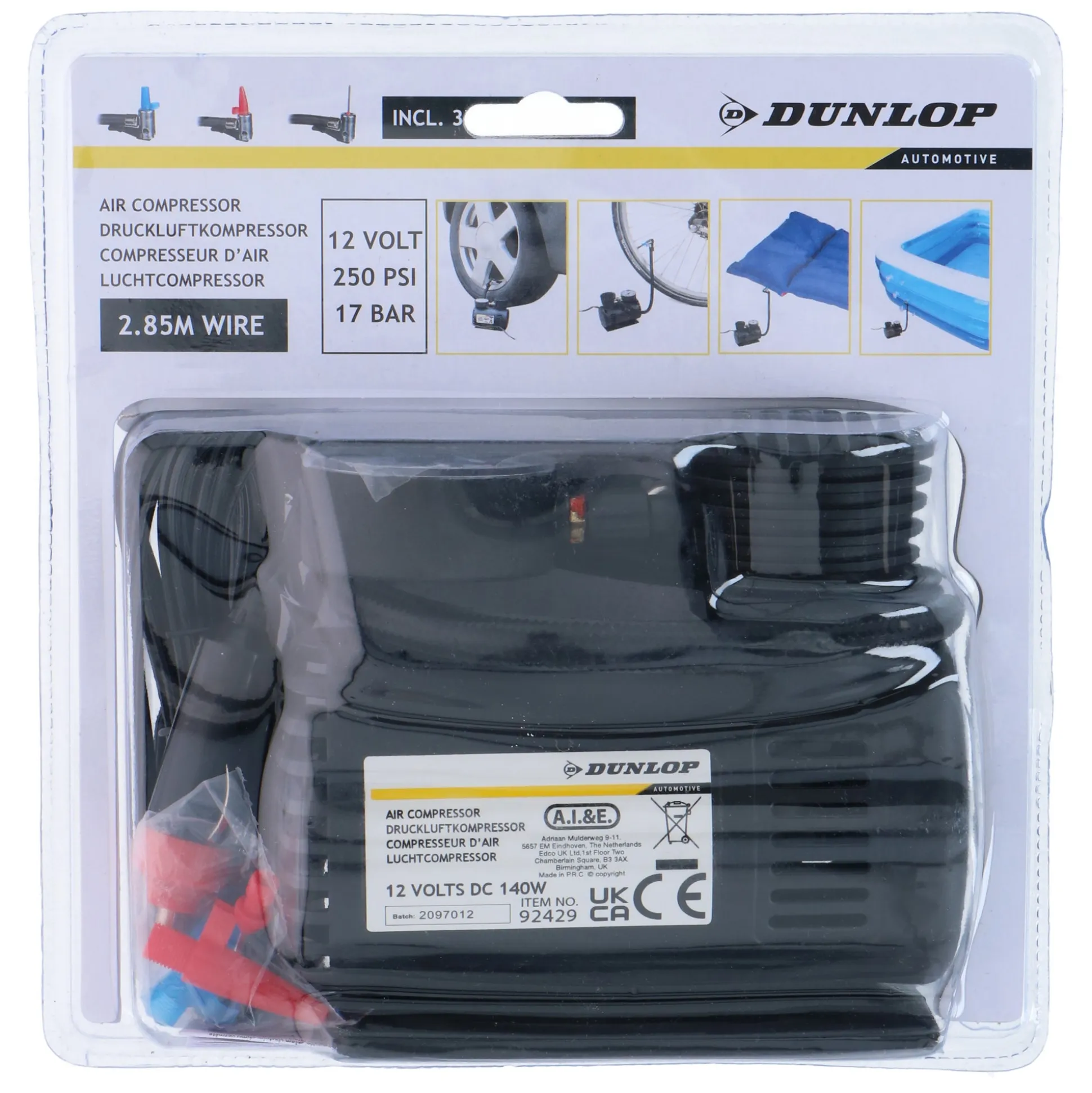 Compressor mini 12v Dunlop