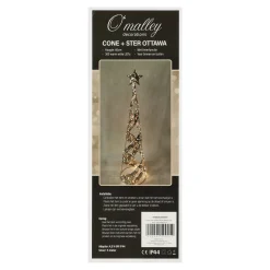 Cone met ster ottawa 60cm 300LED-ww