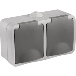 Contactdoos 2-voudig RA IP54 opbouw QL