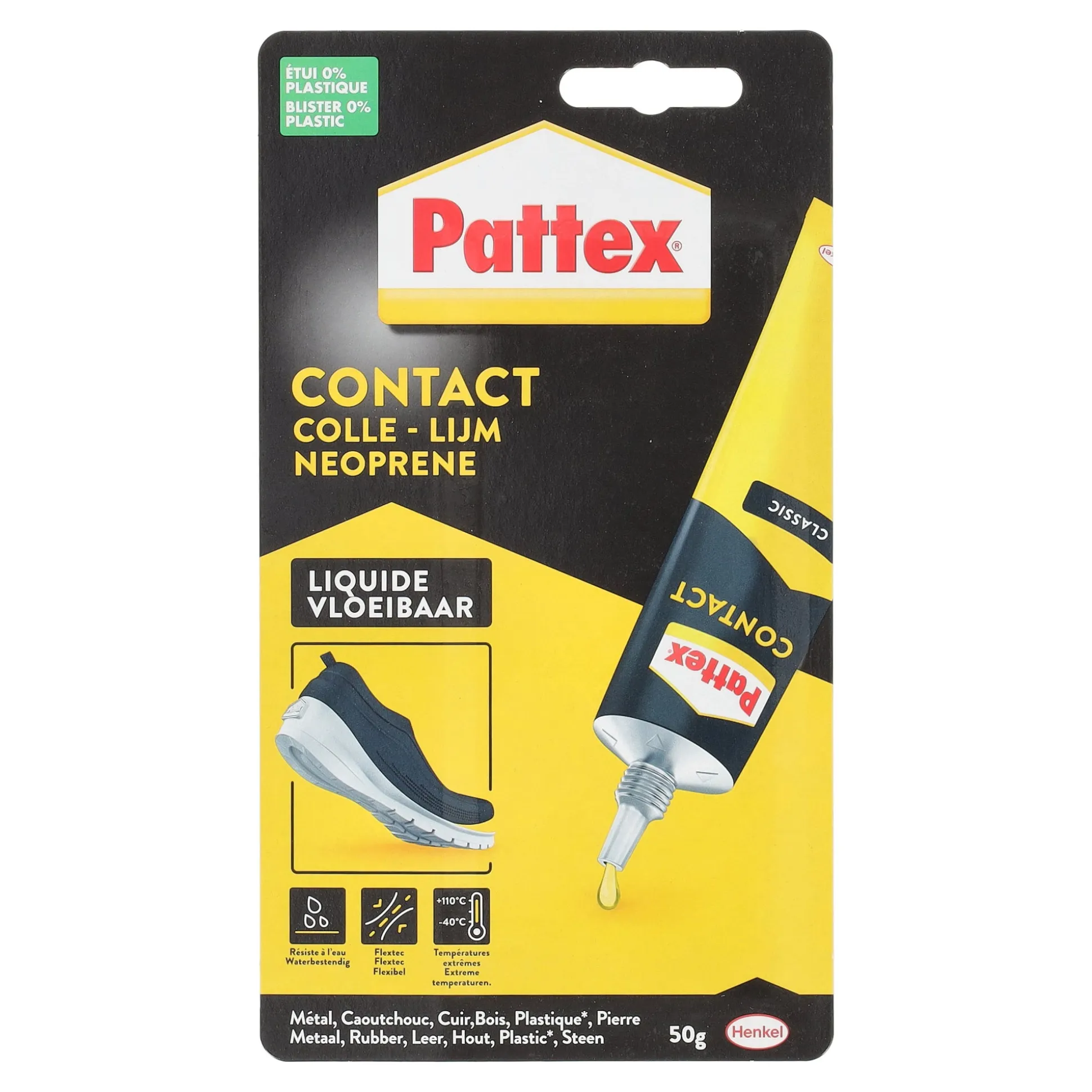 Contactlijm vloeibaar 50G Pattex