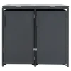 Containerberging metaal dubbel 80x134x122cm