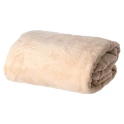 Coral fleece zand 150 x 200 cm